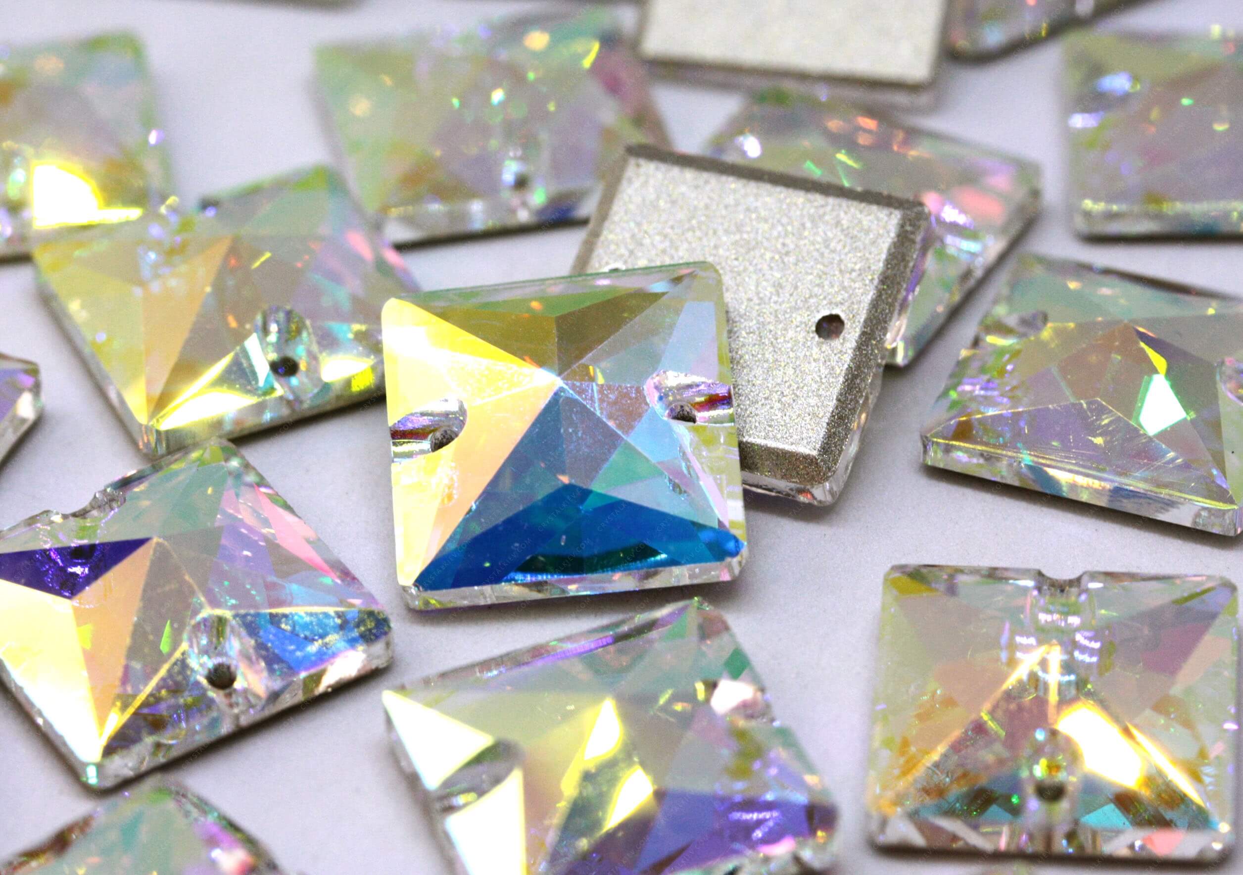 Квадрат Crystal AB De'Lux